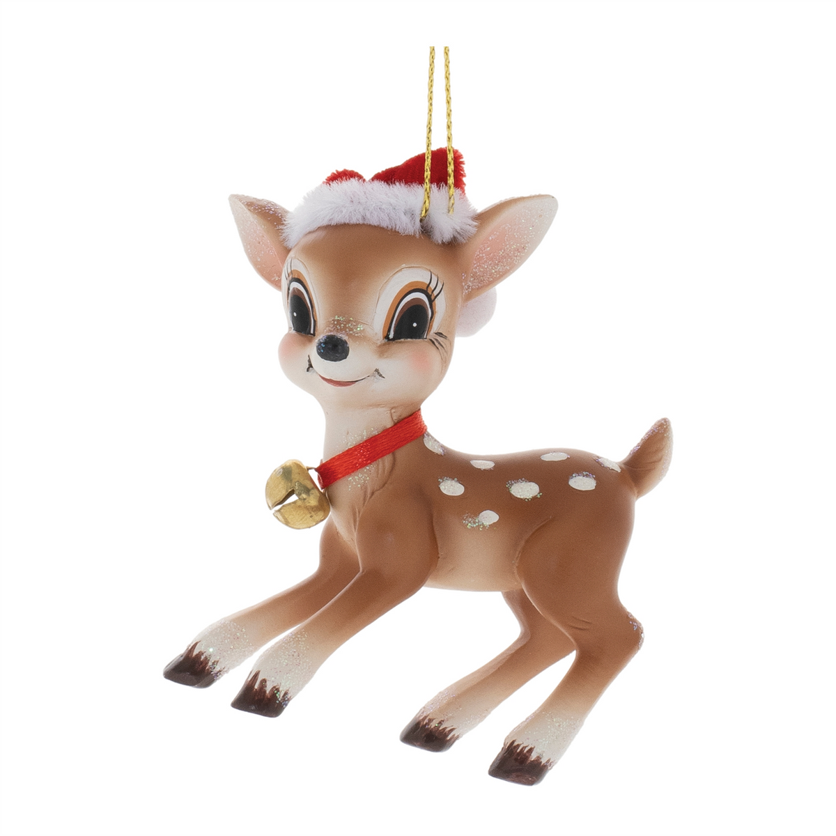 Fawn Ornament (Set of 12) 3”H Resin -Ship Only