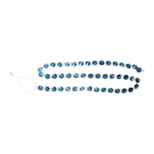 Iridescent Glass Jewel Garland (Set of 2) -Ship Only