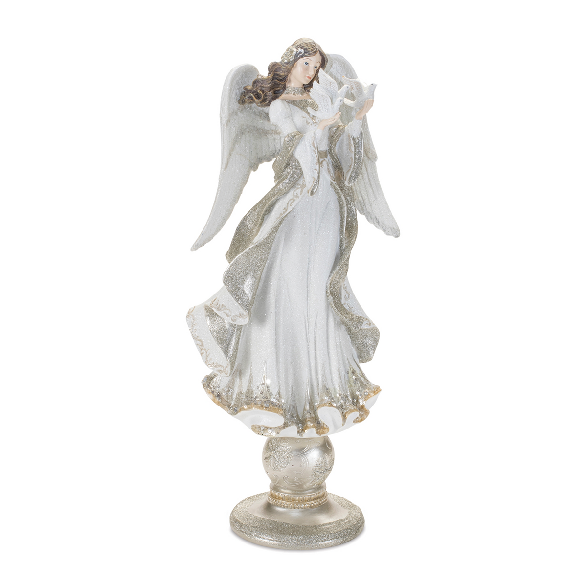 Angel w/Dove 20”H Resin -Ship Only