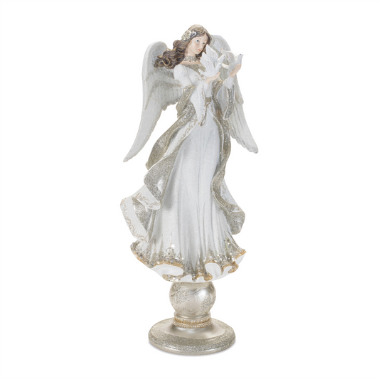Angel w/Dove 20”H Resin -Ship Only