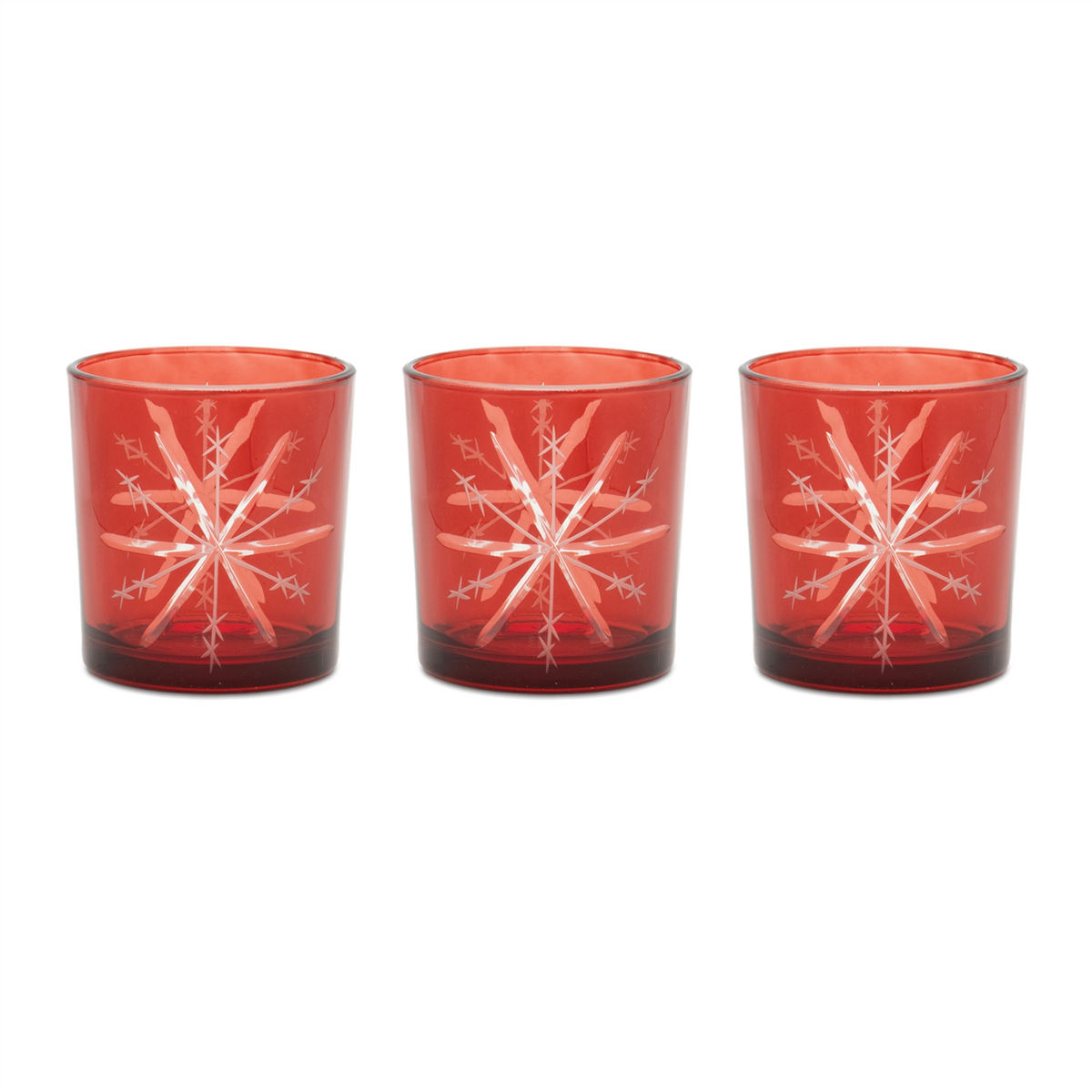 Votive Holder (Set of 3) 3”H Glass -Ship Only