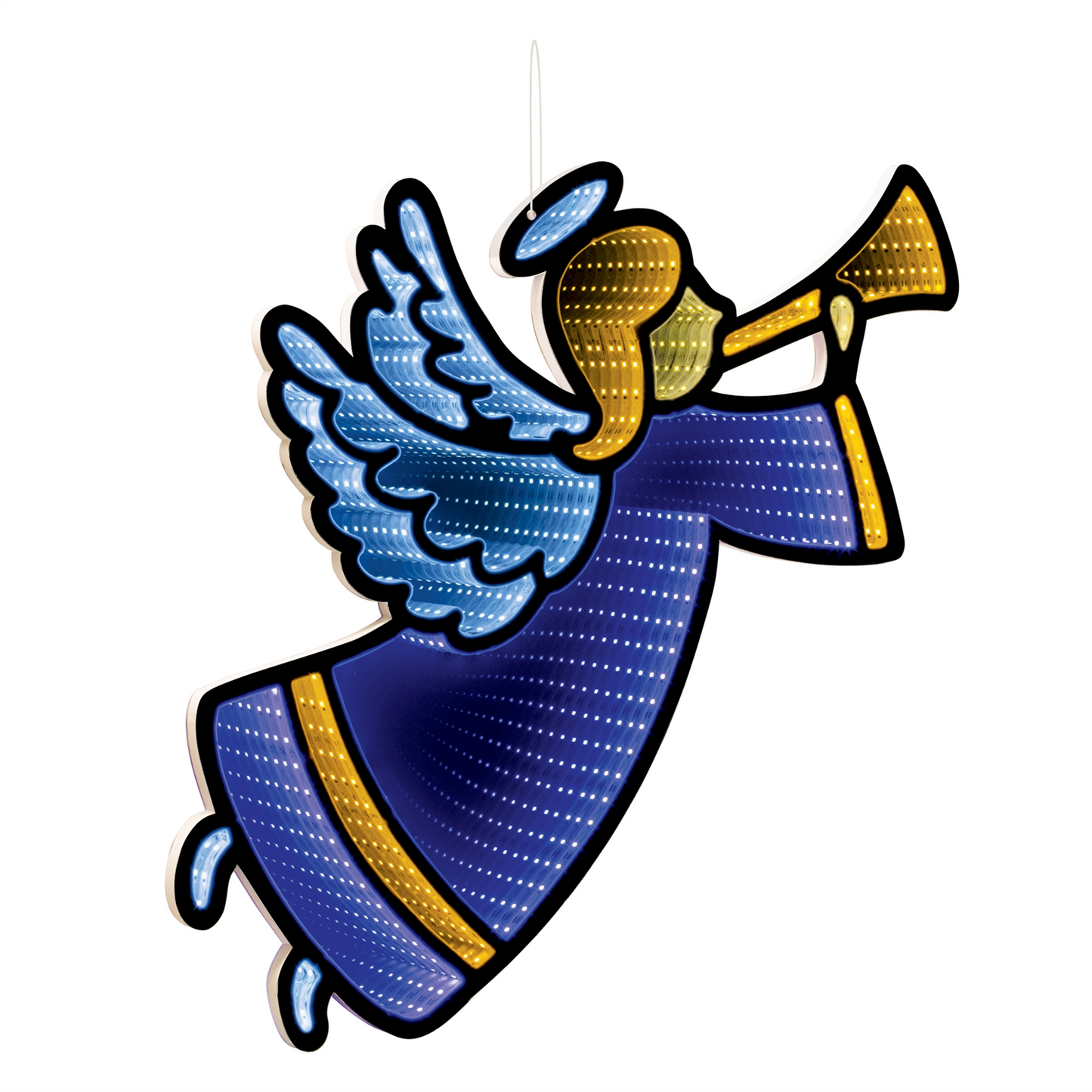Angel with Horn Ekkolight 24.5"H -Ship Only