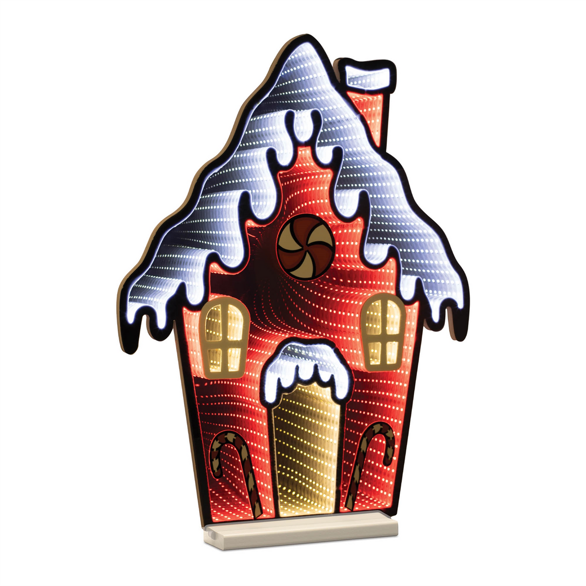 Pepperpint Gingerbread House Ekkolight 26"H -Ship Only