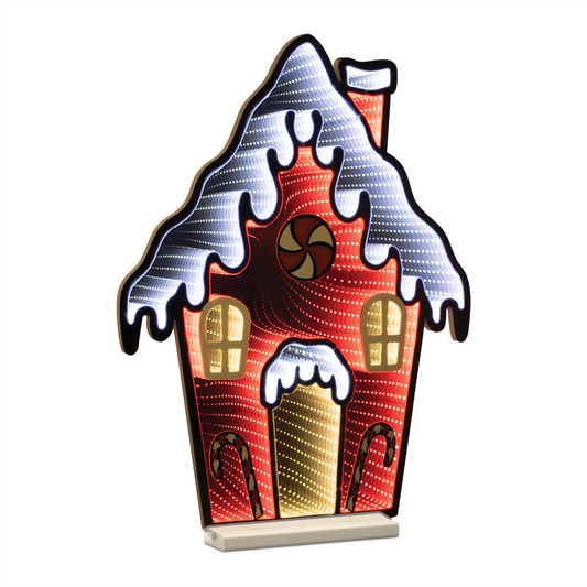 Pepperpint Gingerbread House Ekkolight 26"H -Ship Only