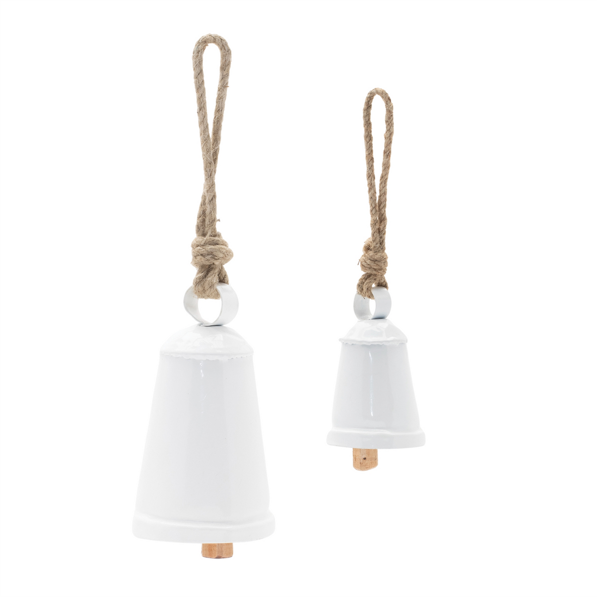 Rustic Metal Bell Ornament (Set of 8) -Ship Only