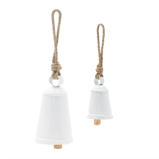 Rustic Metal Bell Ornament (Set of 8) -Ship Only