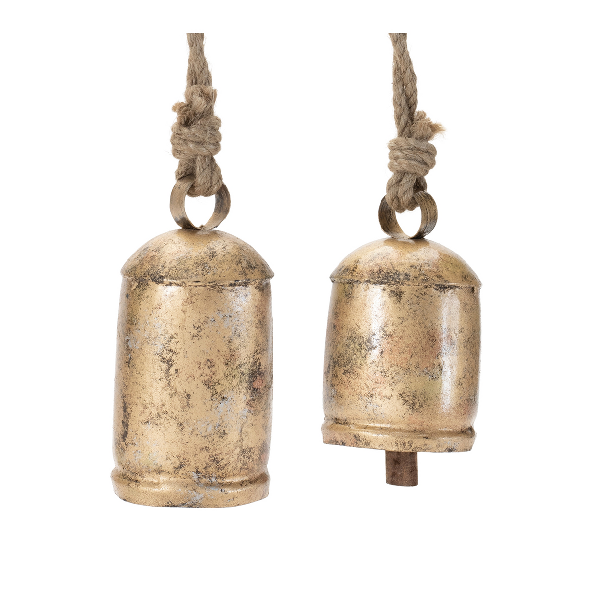 Distressed Metal Bell Ornament (Set of 2) -Ship Only