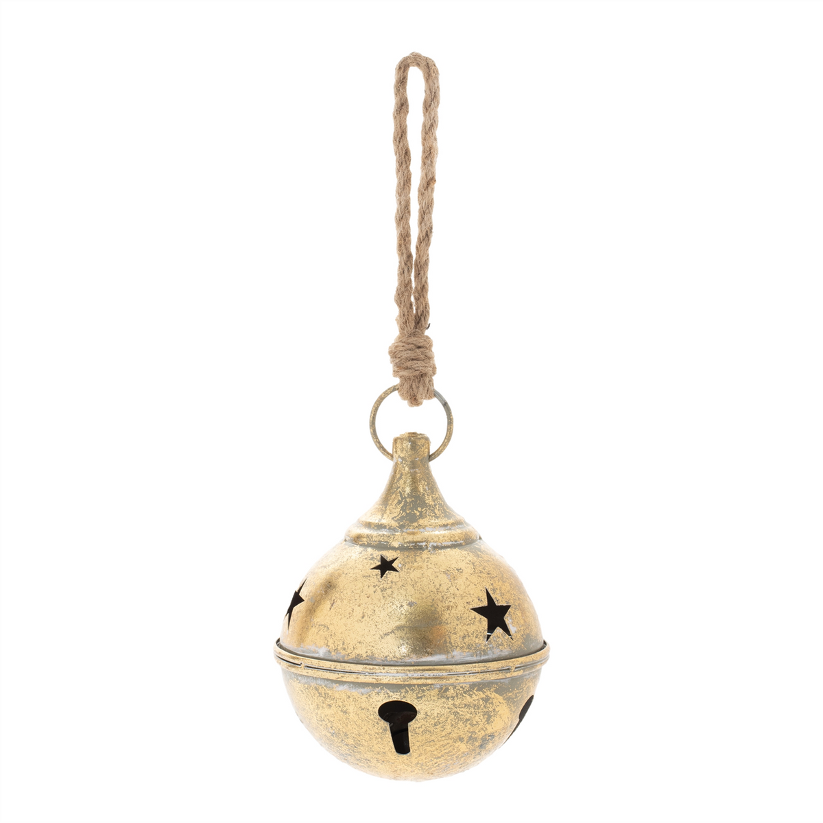Distressed Metal Bell Ornament (Set of 4) -Ship Only