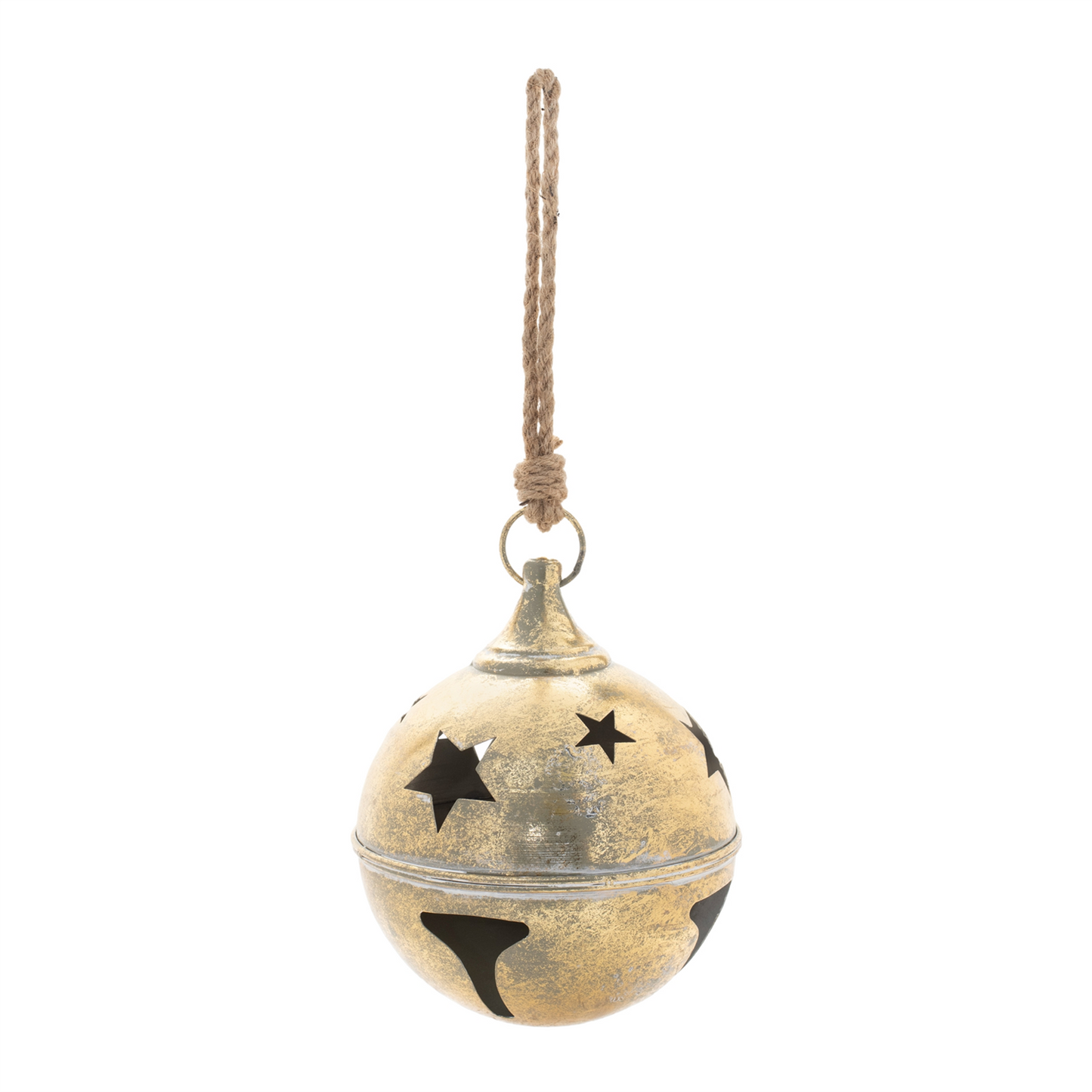 Distressed Metal Bell Ornament (Set of 2) -Ship Only