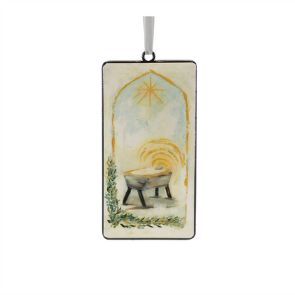 Nativity Manger Ornament (Set of 12)