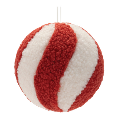 Candy Cane Stripe Ball Ornaments (set of 12)