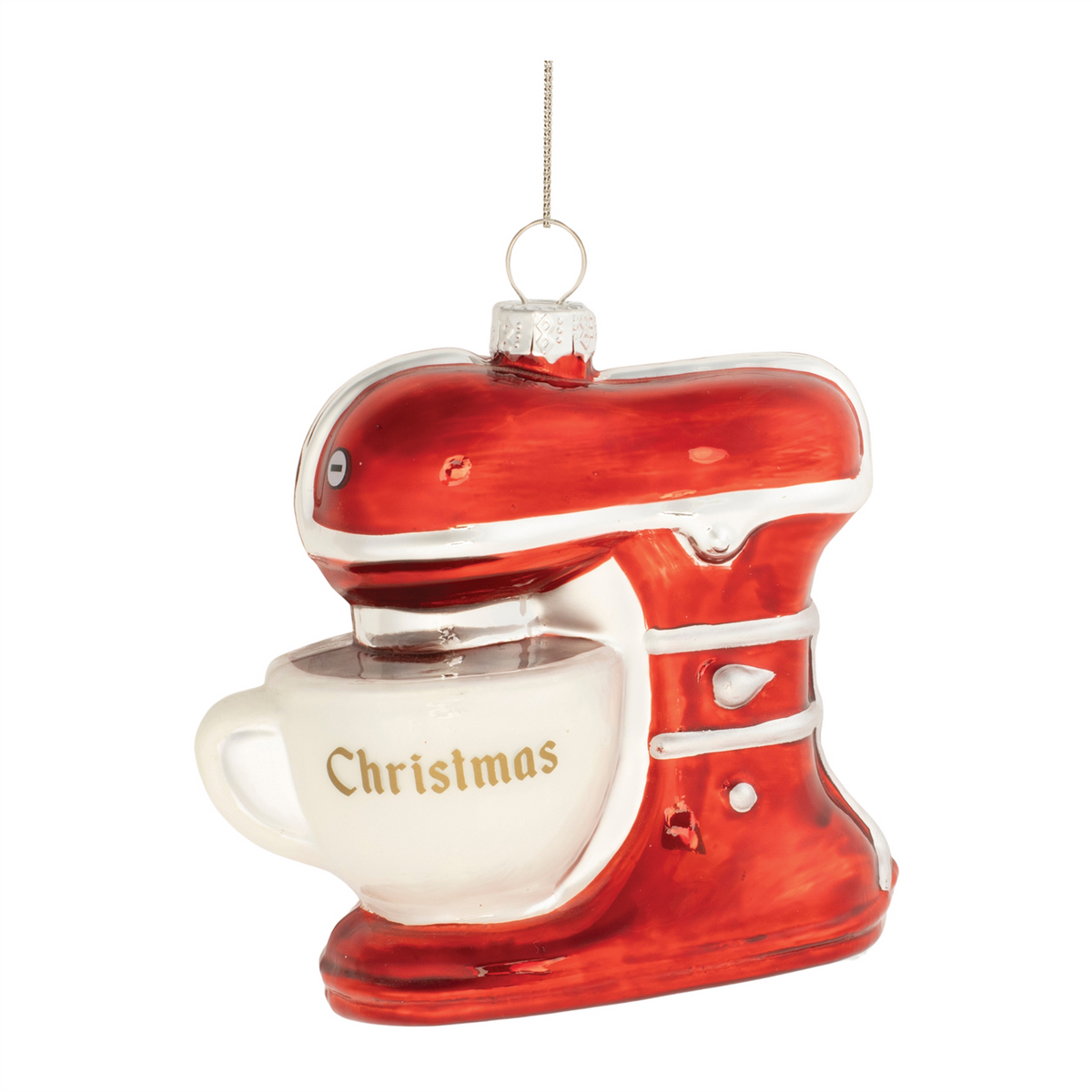 Mixer Ornament (Set of 12) 4”H Glass -Ship Only