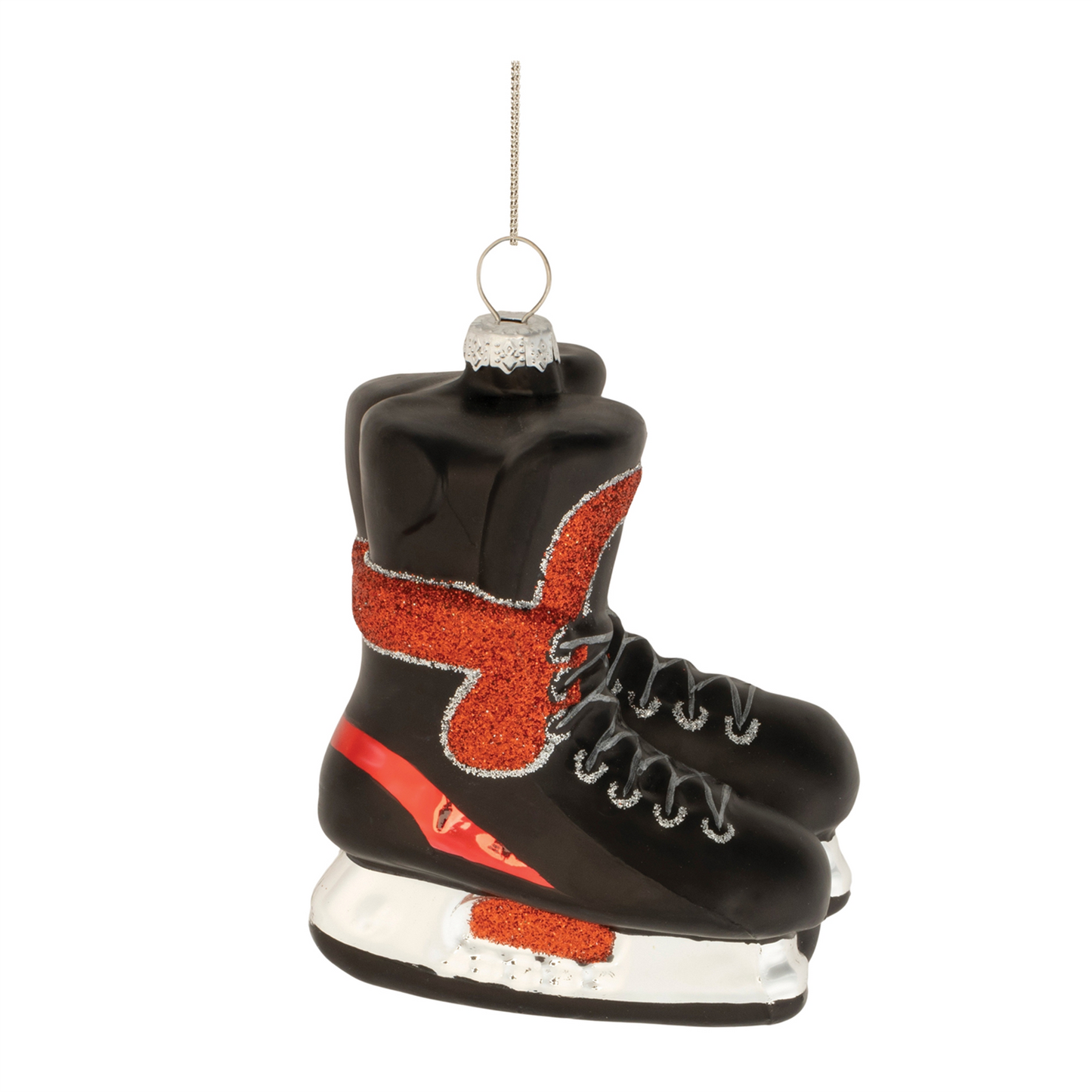 Skate Ornament (Set of 12) 4"H Glass