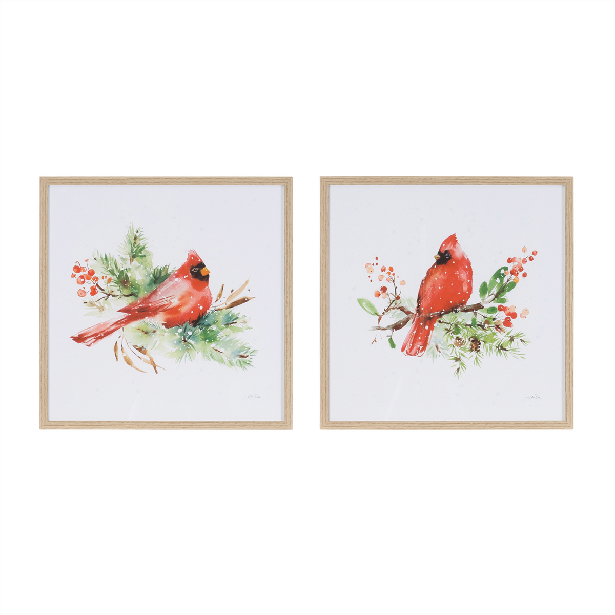 Cardinal Frame (Set of 2) 14”SQ Plastic/Paper/Glass -Ship Only