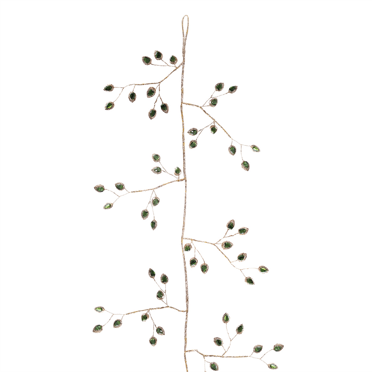 Bead Leaf Garland (Set of 2) 5'L Plastic -Ship Only
