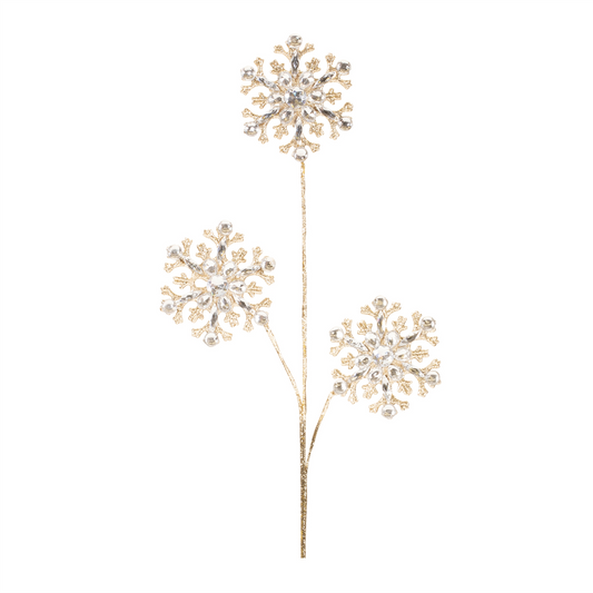 Snowflake Spray (Set of 2) 32”H Plastic -Ship Only
