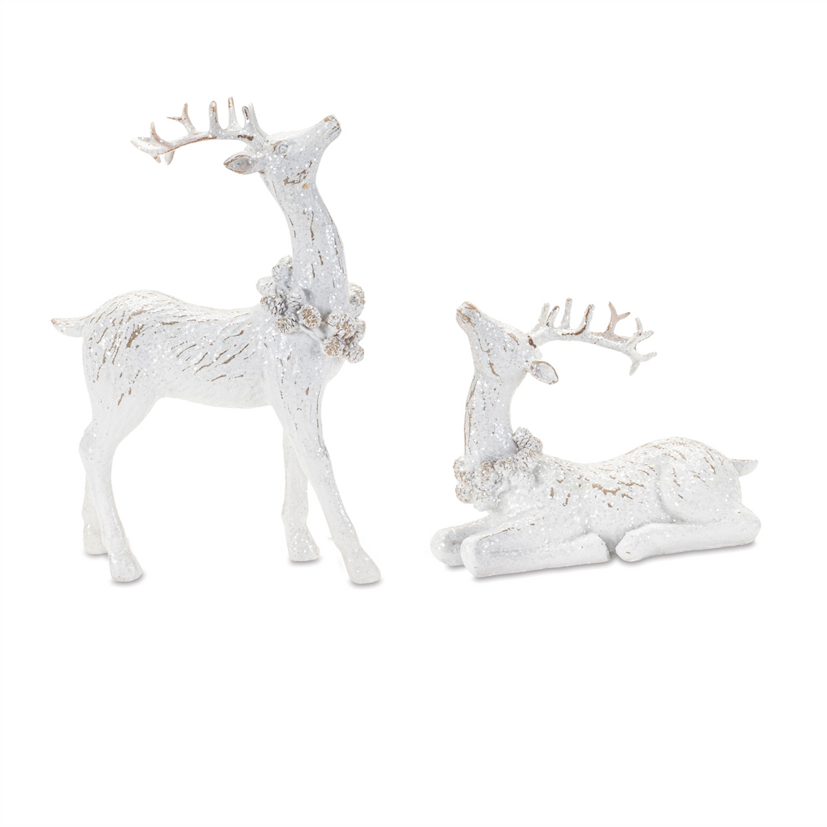 Winter Deer Figurine (Set of 4)