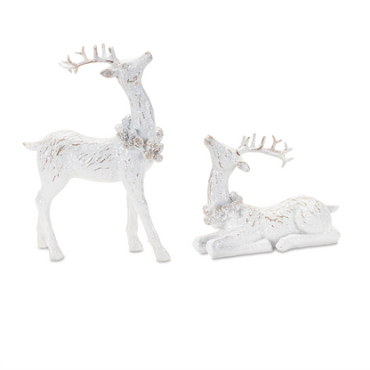 Winter Deer Figurine (Set of 4)