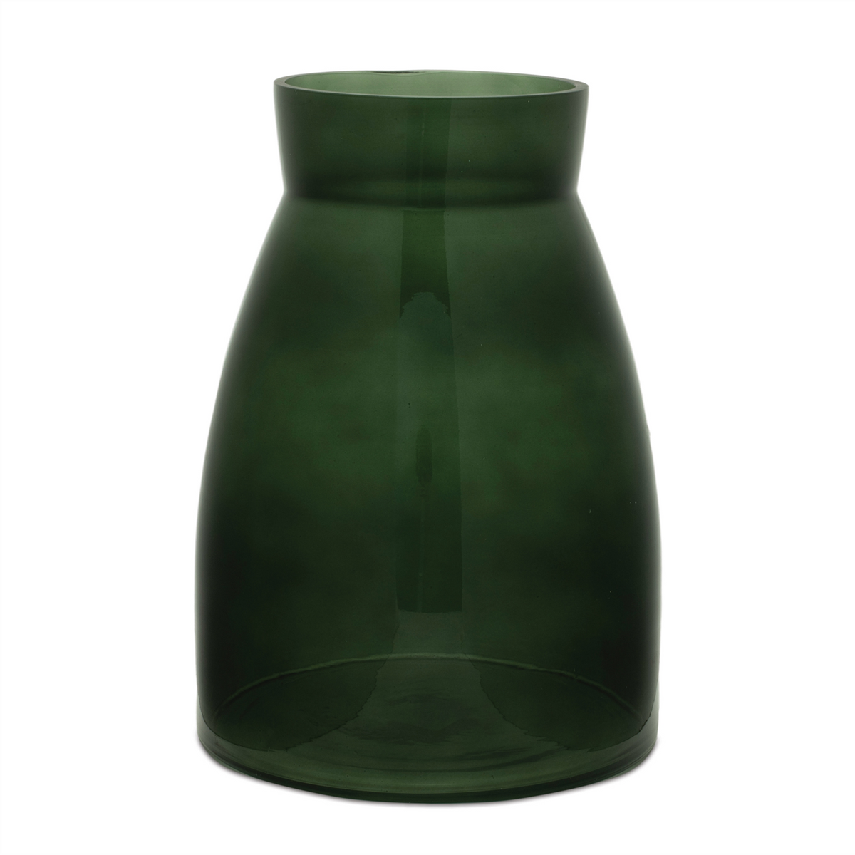 Green Glass Vase (Set of 2) -Ship Only