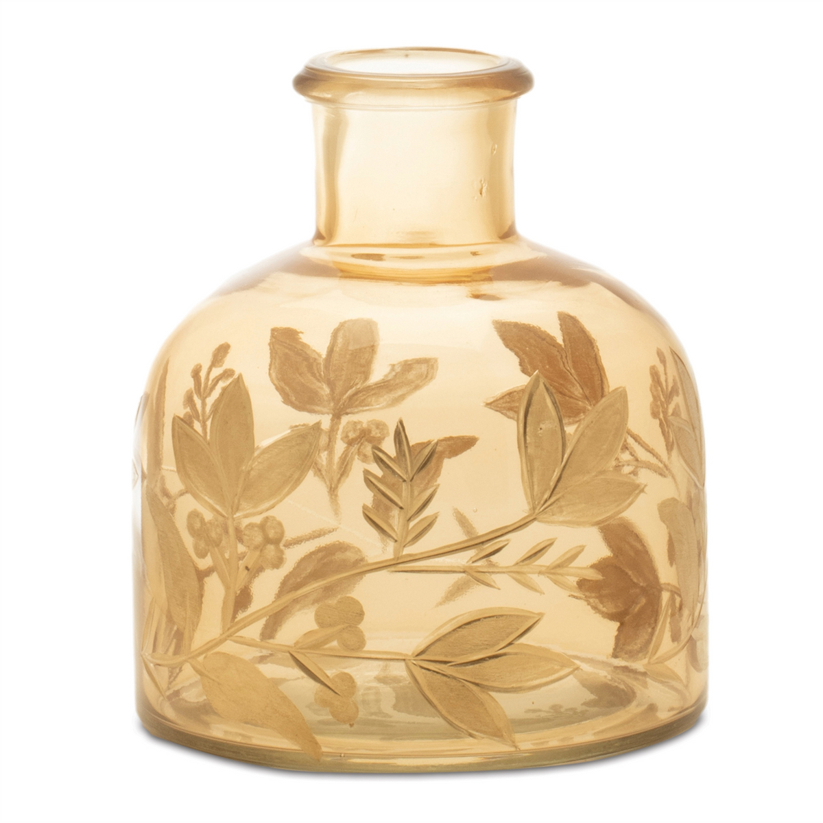 Vase (Set of 2) 5.5”H Glass -Ship Only