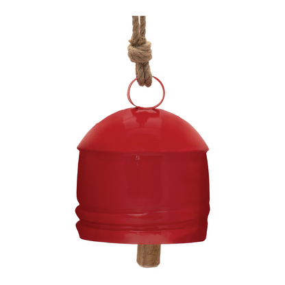Rustic Metal Bell Ornament (Set of 2)