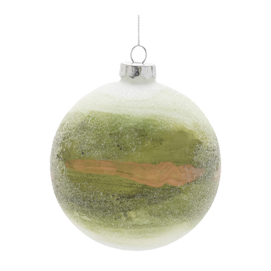Beaded Glass Ball Ornament (Set of 6) -Ship Only
