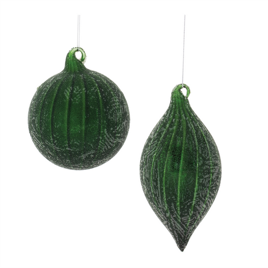 Beaded Glass Ornament (Set of 6) -Ship Only