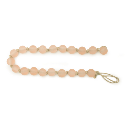 Frosted Glass Bead Garland (Set of 2)
