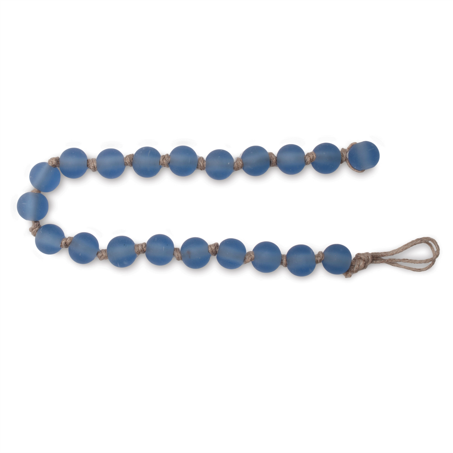Frosted Glass Bead Garland (Set of 2)