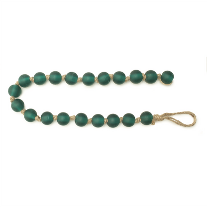 Frosted Glass Bead Garland (Set of 2)