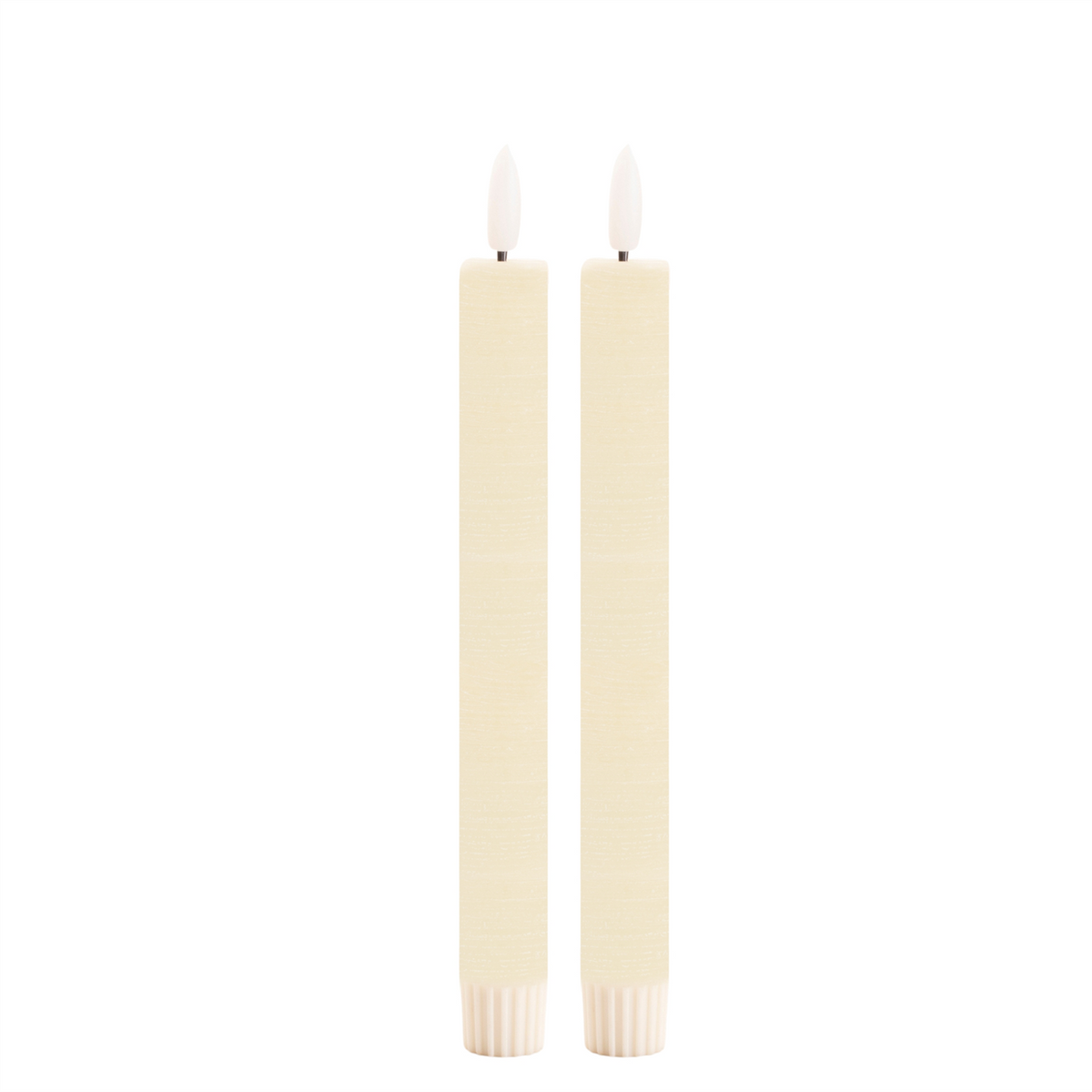 FIA Wick Ivory Taper Candle (Set of 2) -Ship Only