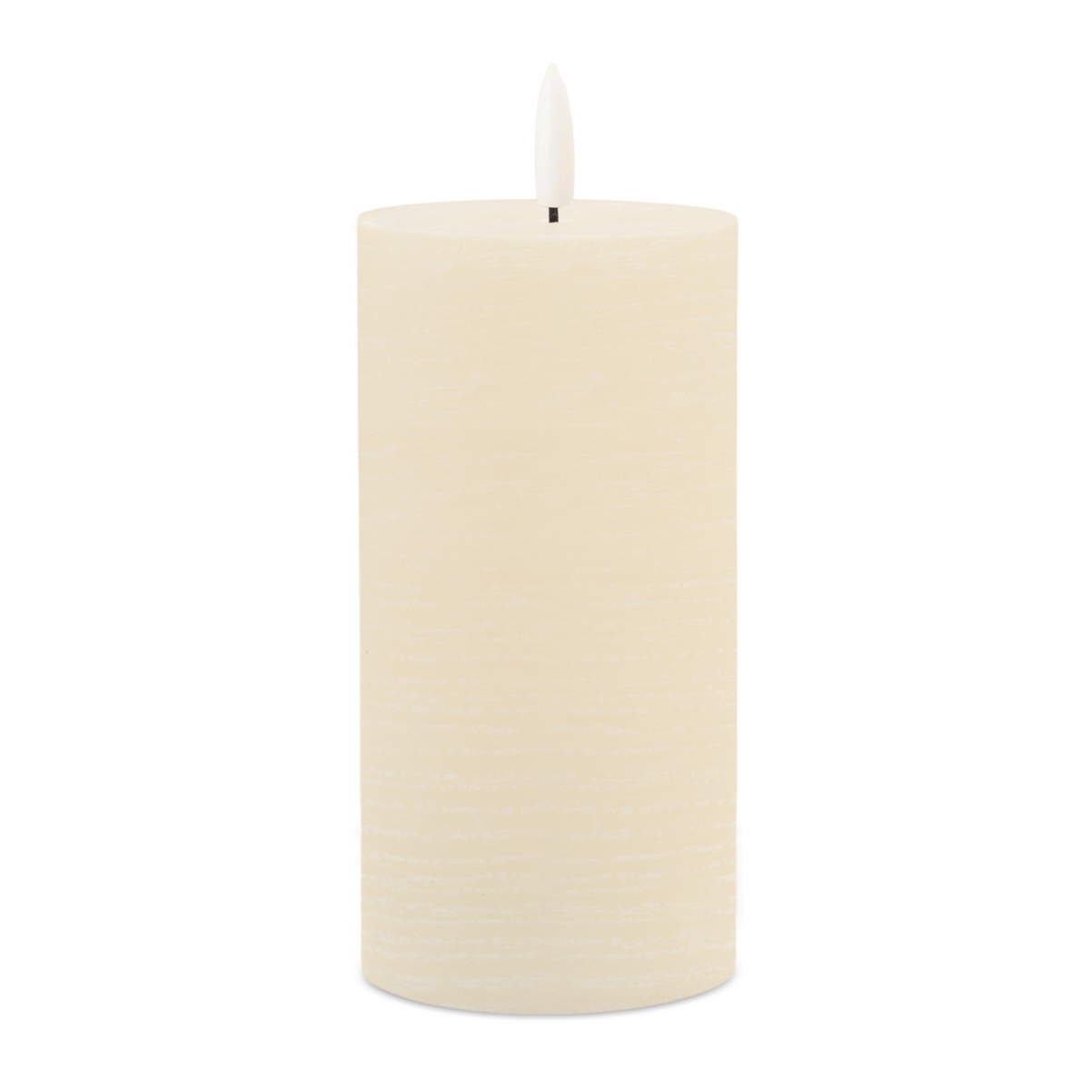 FIA Wick Ivory Pillar Candle (Set of 2) -Ship Only