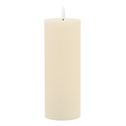 FIA Wick Ivory Pillar Candle (Set of 2)
