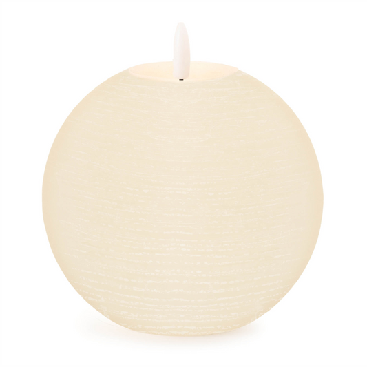 FIA Wick Ivory Round Candle (Set of 2) -Ship Only