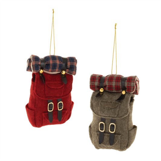 Hiking Backpack Ornament (Set of 12) -Ship Only