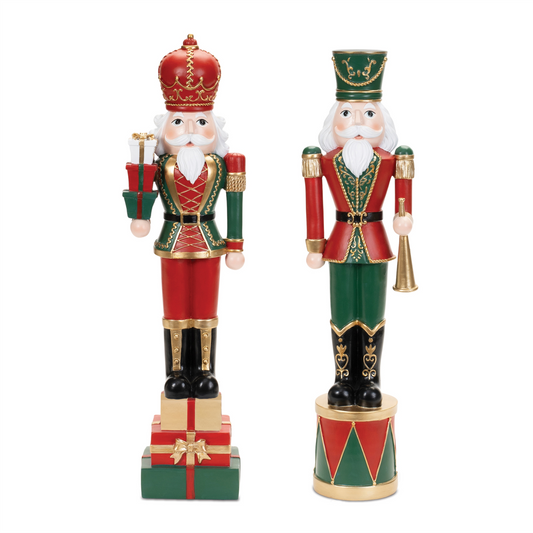 Holiday Nutcracker Soldier (Set of 2) -Ship Only