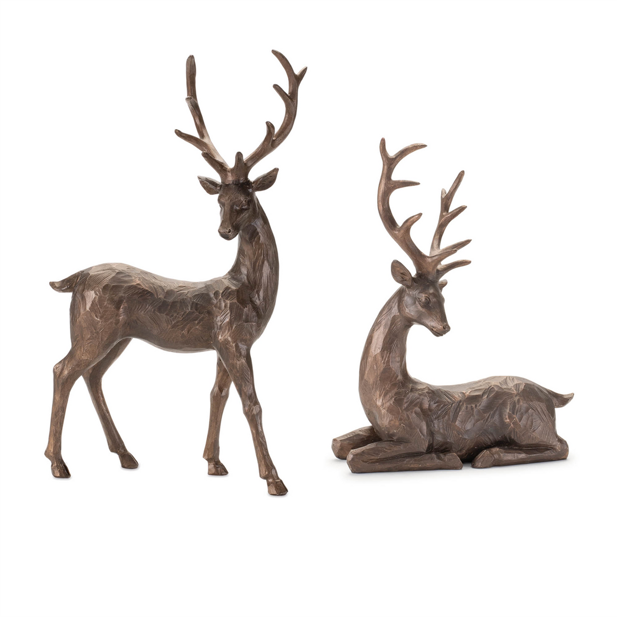 Winter Deer Figurine (Set of 2)
