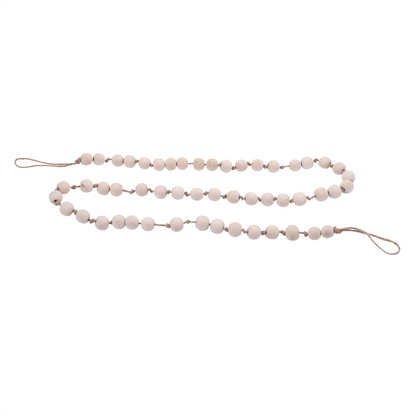 Wood Beaded String Garland (Set of 2)