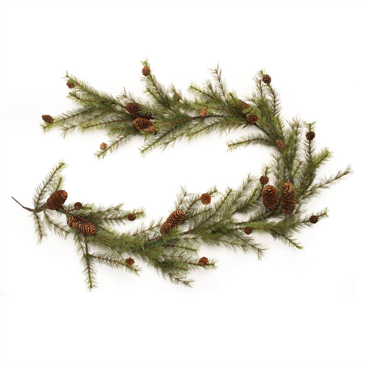 Pine and Pinecone Garland 6'L -Ship Only