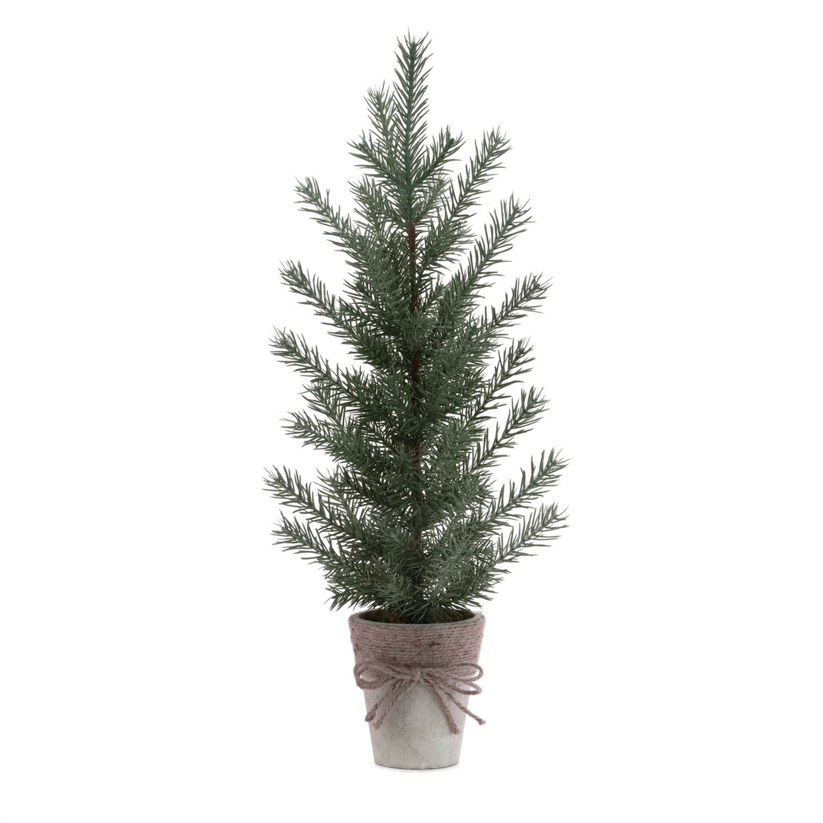 Potted Mini Tree (Set of 2) 23.5”H PVC/Plastic -Ship Only