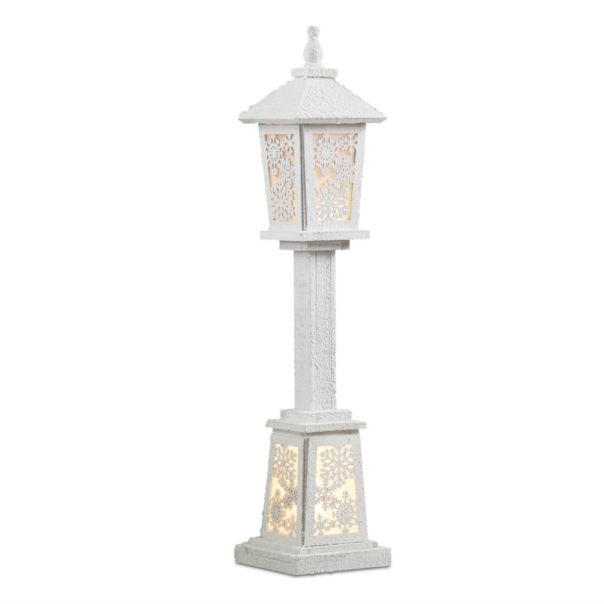 Lamp Post 32”H Wood 3 AA Batteries Not Included/USB Cord -Ship Only