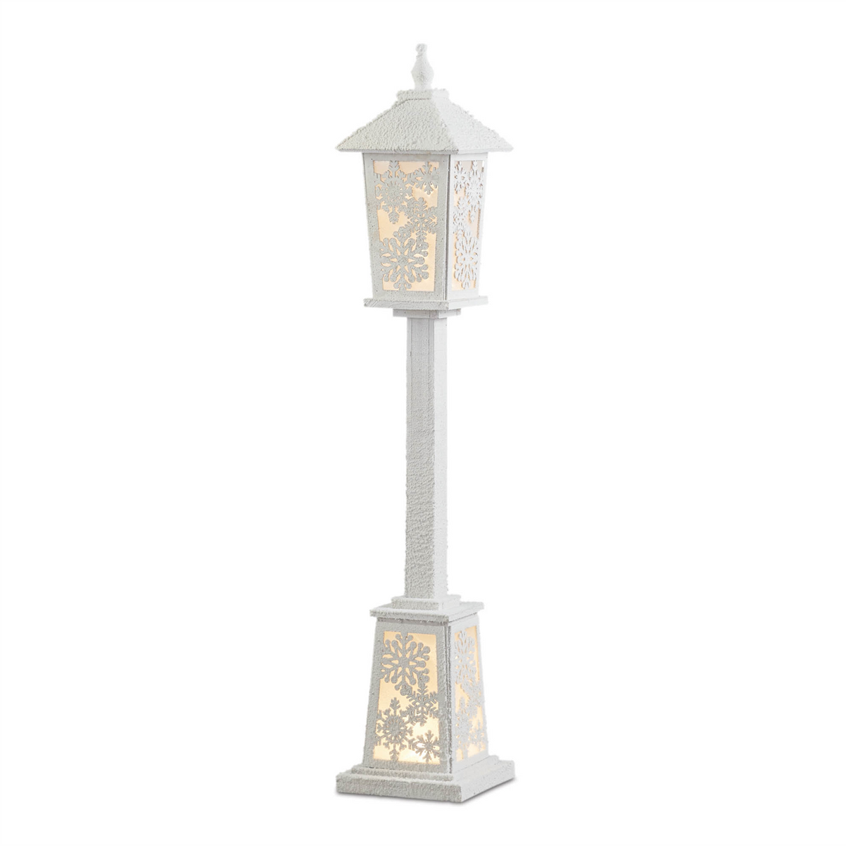 Lamp Post 48”H Wood 3 AA Batteries Not Included/USB Cord Included