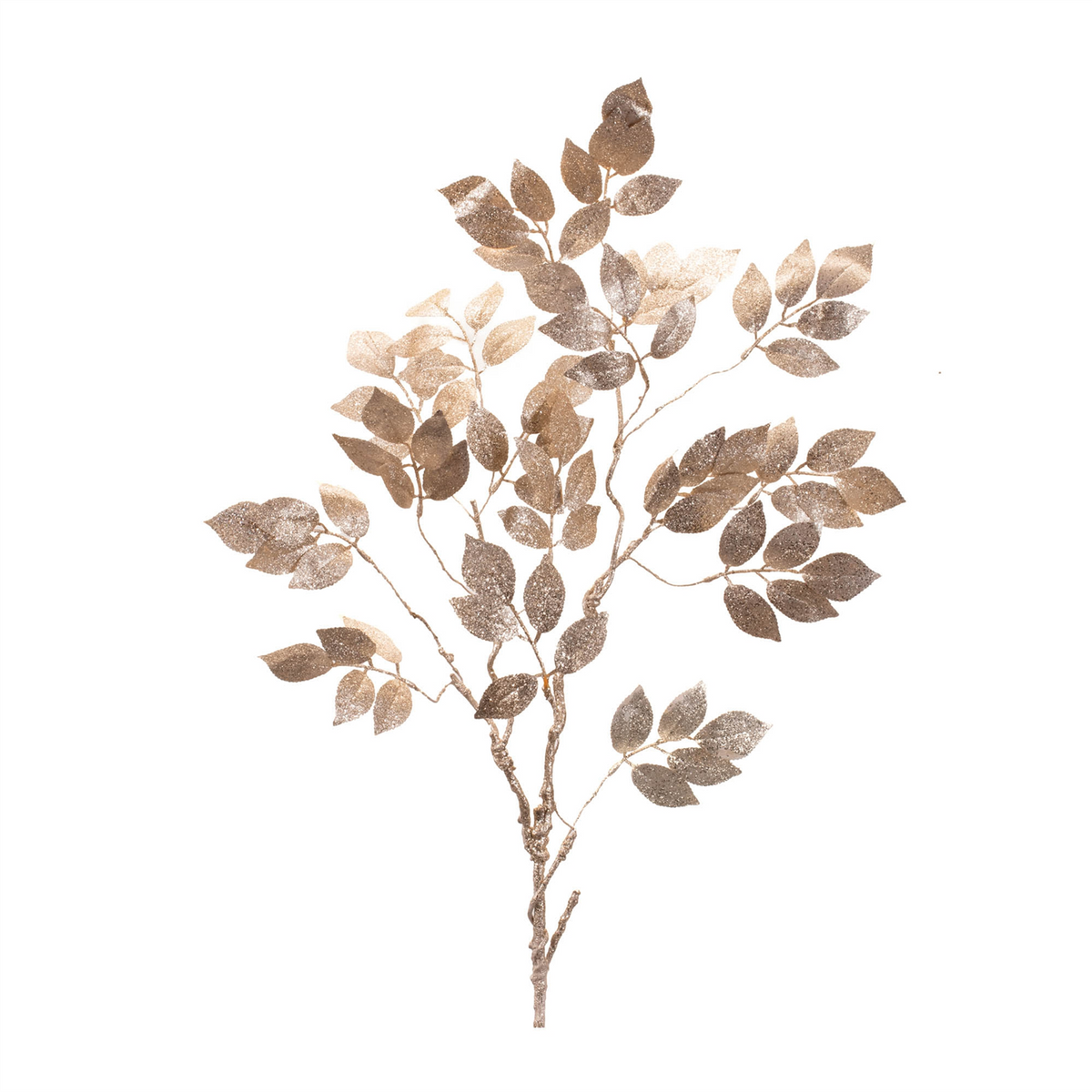 Glittered Leaf Spray (Set of 6)