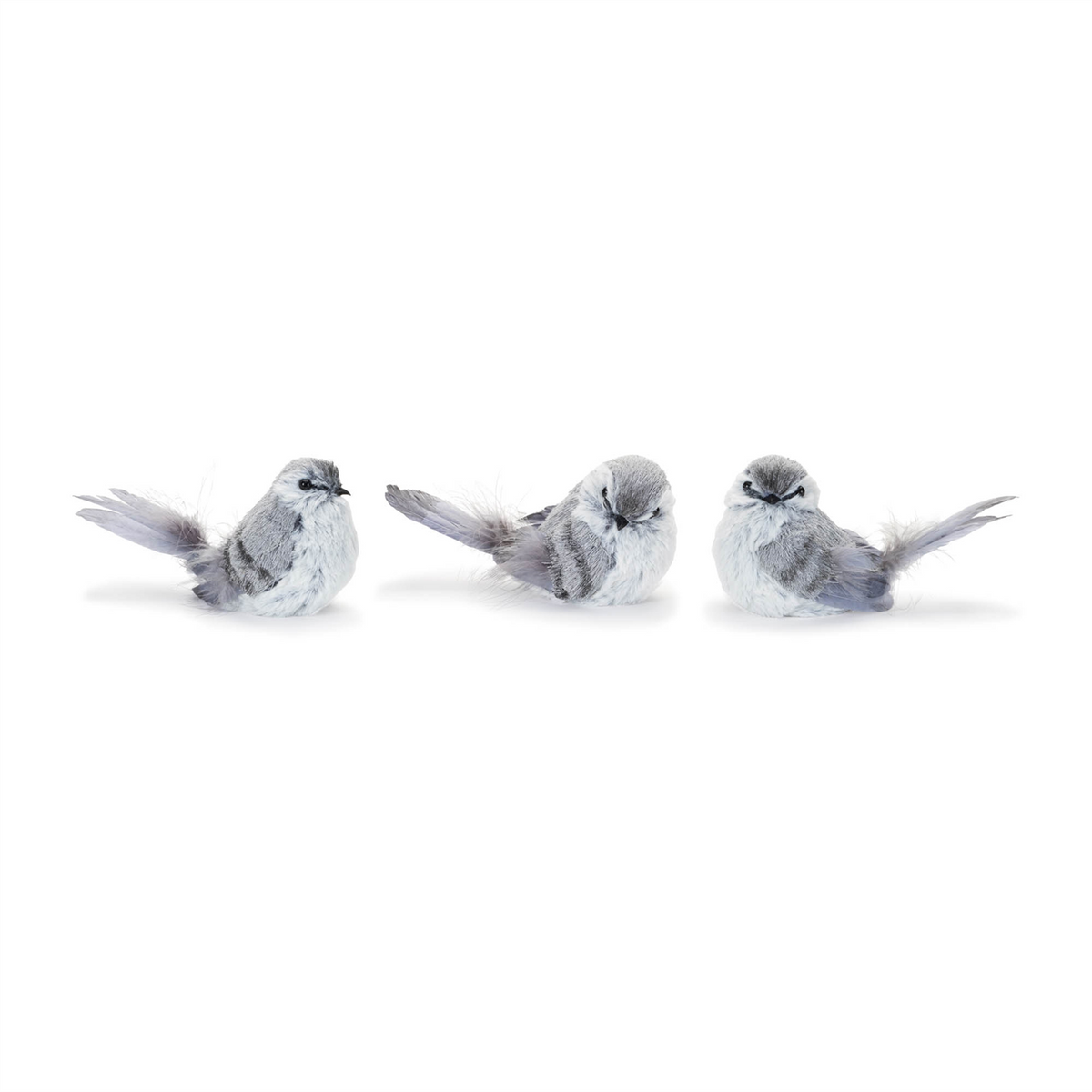 Feathered Bird Shelf Sitter (Set of 12)