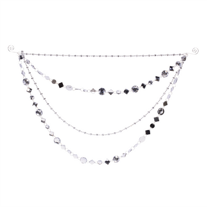 Jewel Bead and Chain Link Garland (Set of 2)