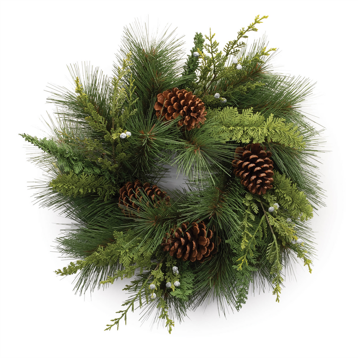 Mixed Pine Cedar Wreath 18"D -Ship Only