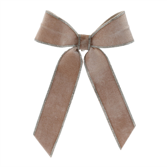 Bow (Set of 2) 9"W x 14"H Polyester -Ship Only