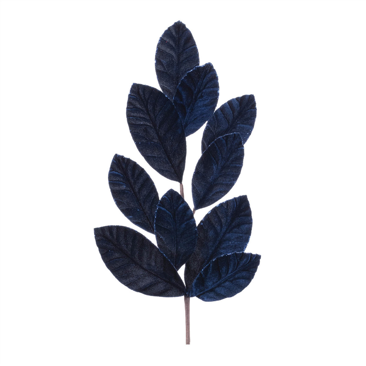 Glittered Magnolia Leaf Spray (Set of 12) -Ship Only
