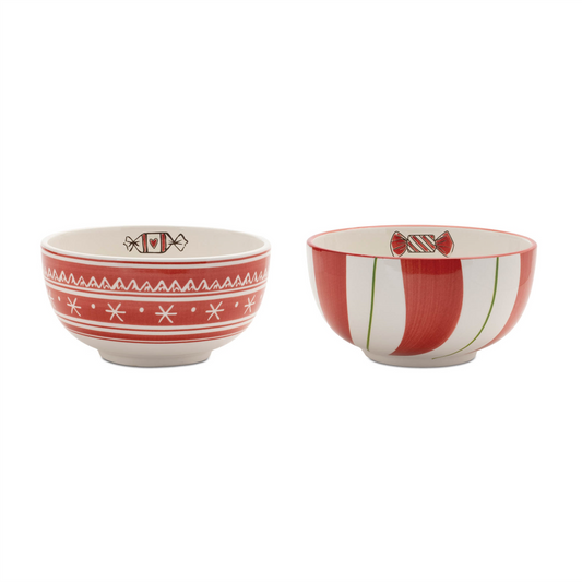 Ceramic Santa Candy Bowl (Set of 4) -Ship Only