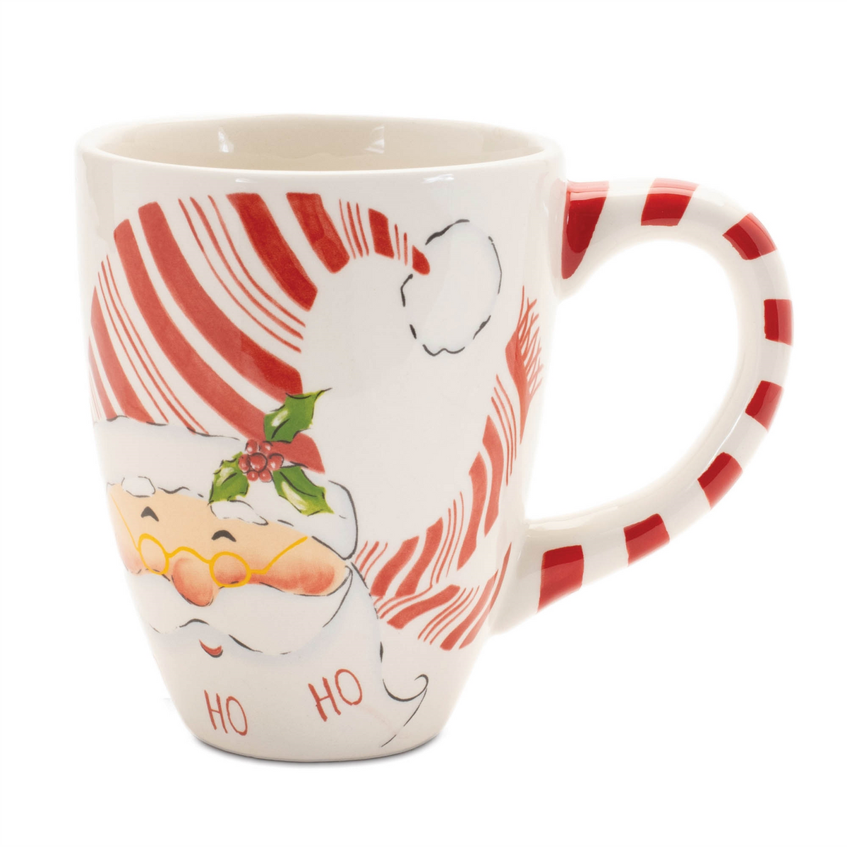 Santa Mug (Set of 2) 5”H Ceramic -Ship Only